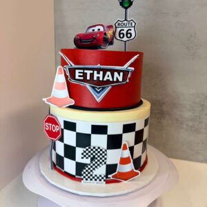 Disney Pixar Cars Lightning McQueen Birthday Cake